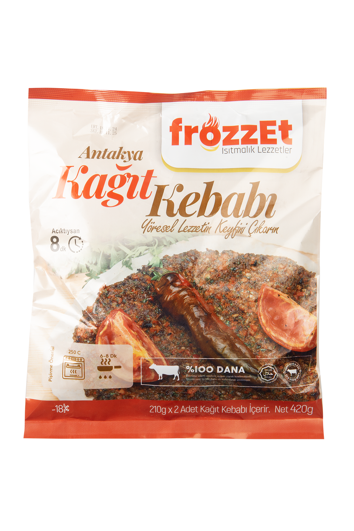 Antakya Kağıt Kebabı 420 gr 2'li Paket 